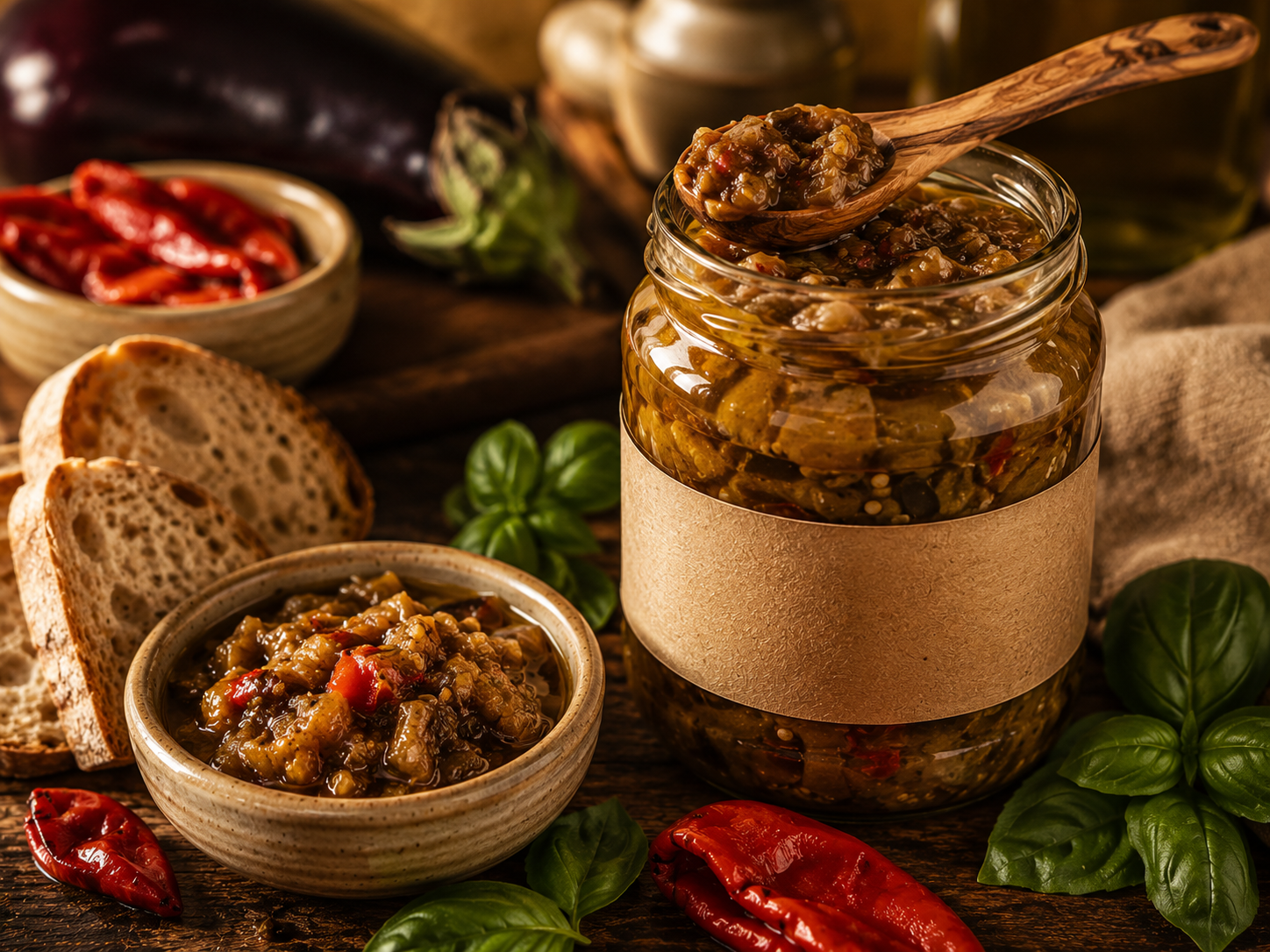 Antepasto de berinjela